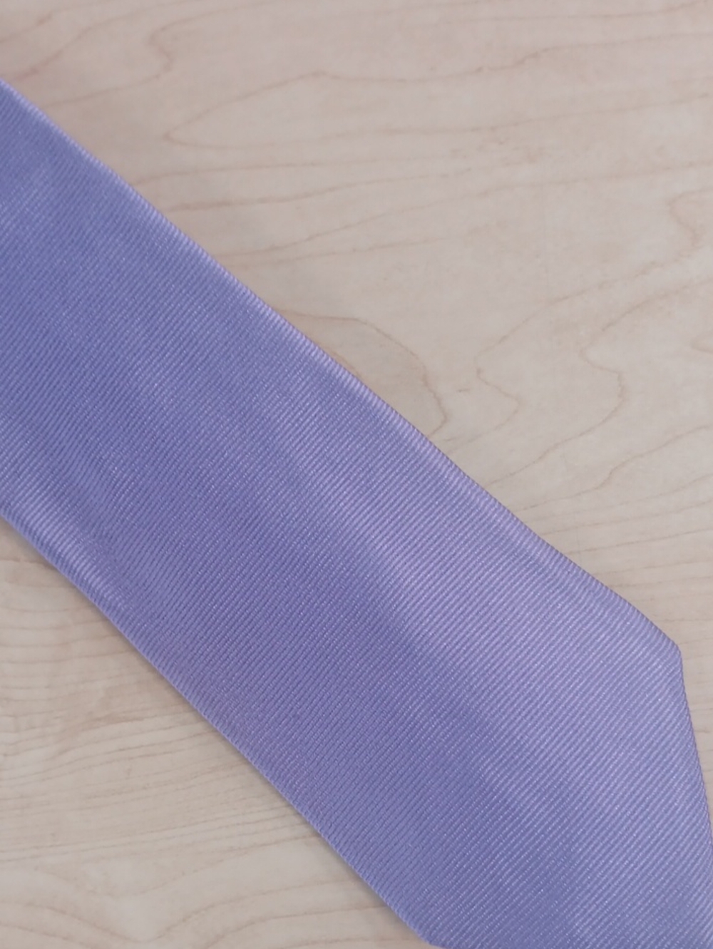 Men's Solid Lilac Tie - Classic Formal Neckwear